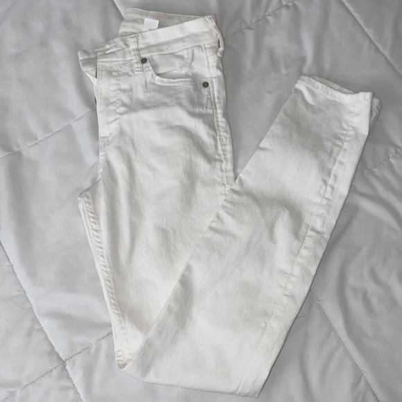 Denim - White skinny jeans